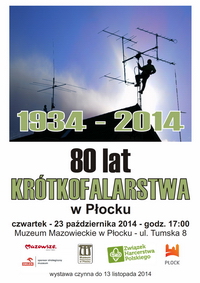 Wystawa - 80 lat krótkofalarstwa w Płocku